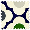 Orla Kiely Spot Flower, Blue Multi - Twist&Fit Roman Blind